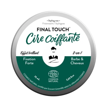FINAL TOUCH - Cire Coiffante Barbe & Cheveux pour Hommes 75mL