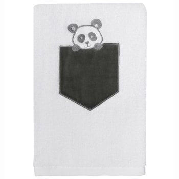 Panda - Drap de bain enfant  blanc 70x130 cm
