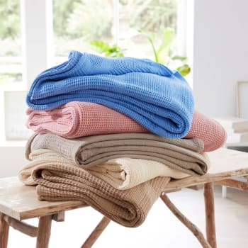 Couverture Lestée CELESTE 9 Kg - 150x200 Cm - Réversible Polaire/gris - Pour Anxiété Et Sommeil Profond