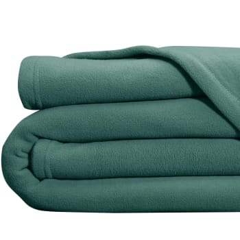 Grande Couverture Polaire JEMIDI – Plaid 220x180 Cm, Sensation Sherpa, Polyester, Neuve