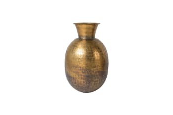 Bahir - Vaso in ottone dorato H38