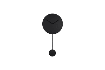 Minimal - Reloj de aluminio negro d30