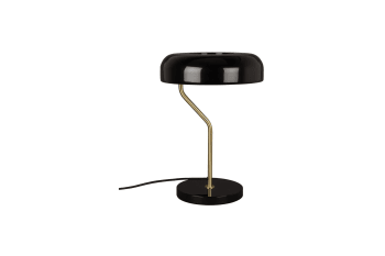 Devi - Lámpara de mesa de metal negro