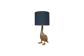 Howard - Lámpara de mesa de metal dorado
