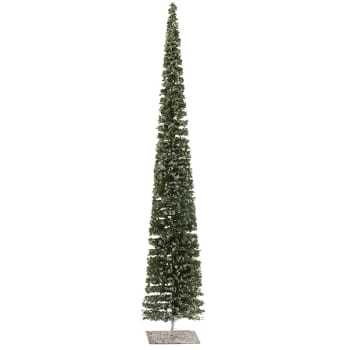 NEIGE - Arbre décoratif neige plastique vert H80cm