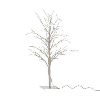 LED - árbol desnudo+led metal blanco Alt. 57 cm