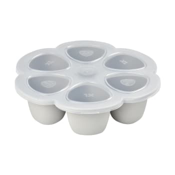 Apprentissage repas - Multiportions silicone 150 ml gris