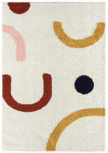 AQUARELLE - Mehrfarbiger Minibogen-Teppich für Kinder 160x230