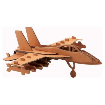 AVION - Maquette d'avion en carton 17,5 x 16,5 x 6 cm