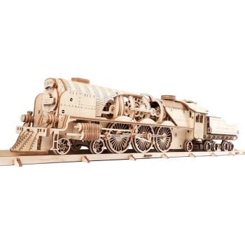 TRAIN - Maquette en bois train à vapeur 3D