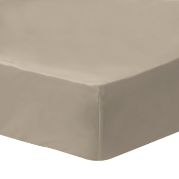 Lot de 3 draps housses 140x200 cm bonnet 30 percale 100% coton blanc