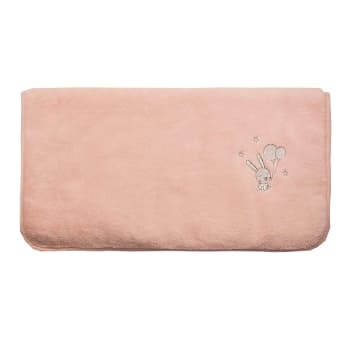 Baby soft lapin - Serviette de toilette en coton peigné zéro tw poudre 50x90 cm
