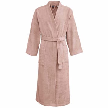 Luxury - Peignoir col kimono en coton  Nude S