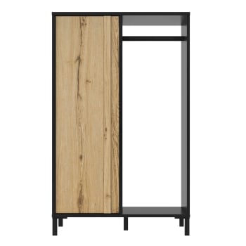 Garlone - Vestiaire avec 1 porte effet bois