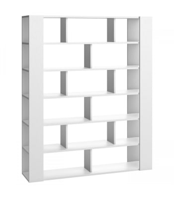 4you - Bücherregal mit zahlreichen Ablagen H206 cm - Weiß