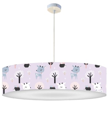 ENFANT - Lámpara de techo niño rennes lavanda