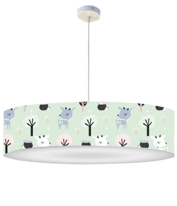 ENFANT - Lámpara de techo niño rennes verde
