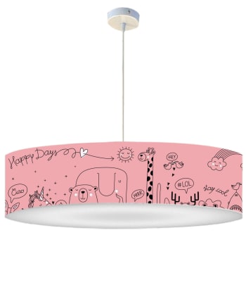 Lampadario per cameretta bambina farfalle colorate - 6065