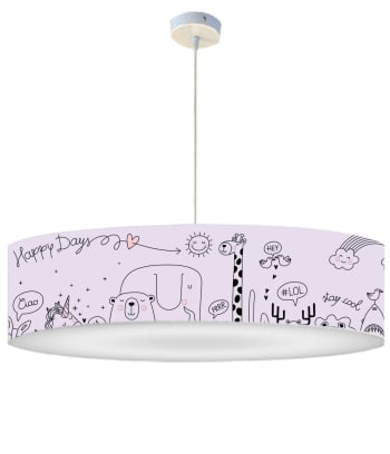 ENFANT - Lámpara de techo niño happydays lavanda