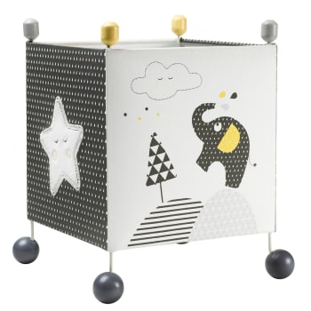 Babyfan - Luminaire enfant à poser en coton gris