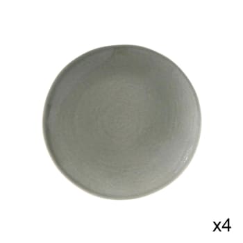 Piatto Per Pasta In Gres Nordic Sand – Ø 29 Cm – Fatto A Mano, Colore Sabbia – Perfetto Per Insalate E Frutta