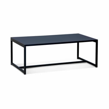 Industrielle - Table basse métal noir 100x50x36cm