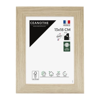 Cadre photo Boréale 15x20 cm, baguette en bois reconstitué FSC, verre  acrylique recyclé - Fabriqué en France - Achat & prix