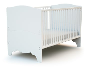 MARELLE - Größenverstellbares Bett 70x140cm Weiß