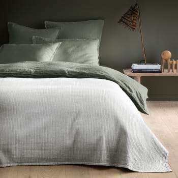 Simplement plissé - Couvre-lit en coton 130x260cm