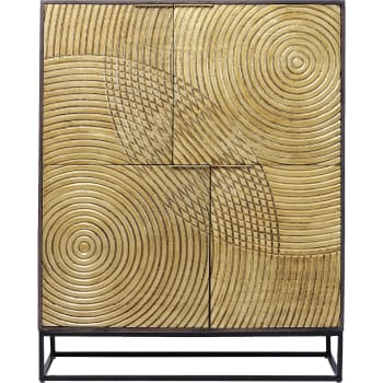 CIRCULO - Armario madera de mango y acacia 120 x 40cm