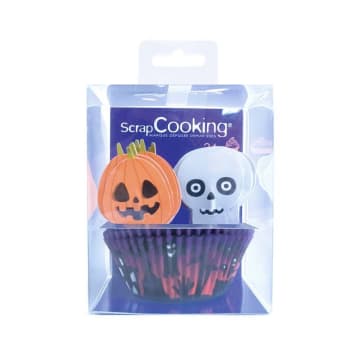 HALLOWEEN - Kit décoration Halloween pour 24 cupcakes
