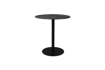 Braza - Table de comptoir en bois noir