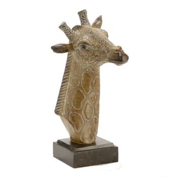 GIRAFE - Statuette girafe en résine H36cm