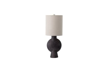 Sergio - Lampe de table marron en terre cuite 20.5cm