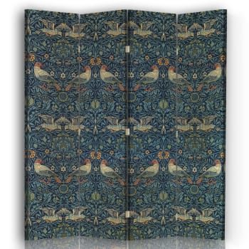 Paravento - Separè Bird - William Morris cm. 145x170 (4 pannelli)