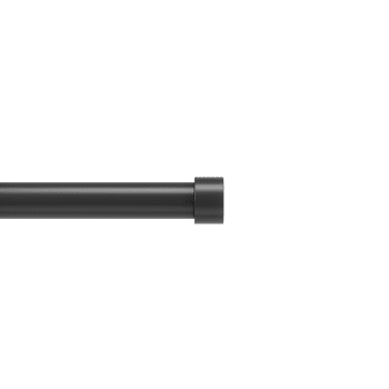 Cappa - Gardinenstange d25mm ausziehbar schwarz von 167 bis 304cm