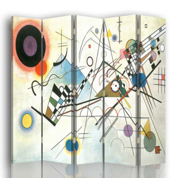 Paravent Composition VIII - Wassily Kandinsky cm 180x170 (5 volets)