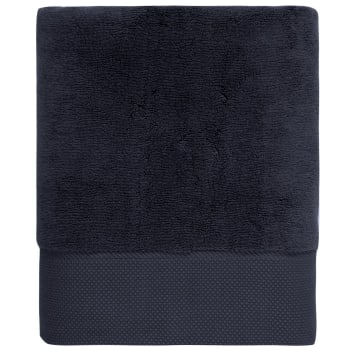 Sensoft - Maxi drap de bain zéro twist 560 g/m²  bleu nuit 100x150 cm