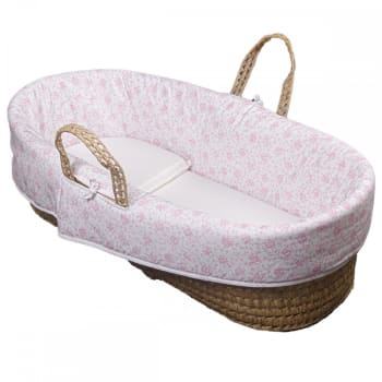 CESTA PORTABEBE' MOSES DI CHILDHOME CON MATERASSO E MANIGLIE - Foto 8