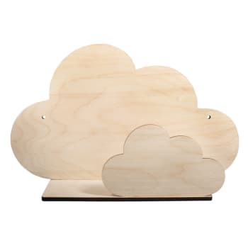KIT DIY - Étagère en bois nuage 35x21x10cm