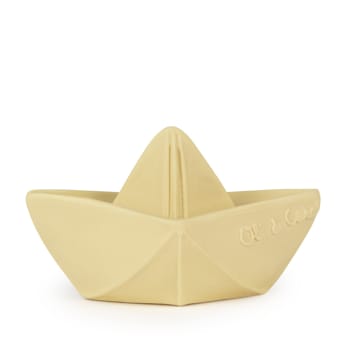 Jouet de bain bateau origami  Vanille