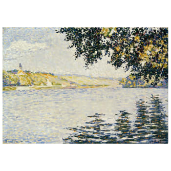 Tableau vue de la Seine à Herblay Paul Signac 50x70cm