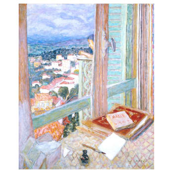 Tableau impression sur toile La Fenêtre Pierre Bonnard 50x60cm