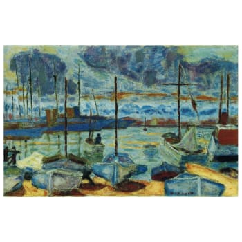 Tableau le port de Cannes Pierre Bonnard 40x60cm