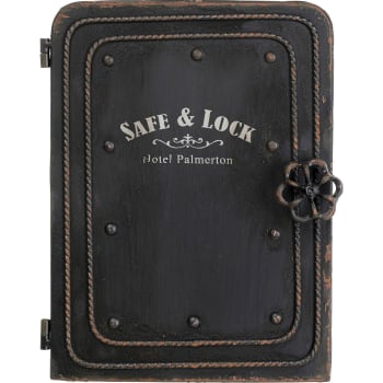 Safe - Armoire à clés 4 crochets en acier