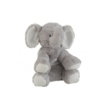 ÉLÉPHANT - Elefante peluche gris alt. 38 cm