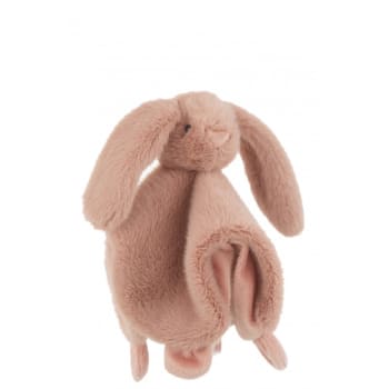 LAPIN - Conejo de peluche rosa alt. 25 cm