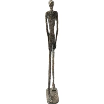 Art man - Estatuilla de hombre en poliresina de bronce texturizado