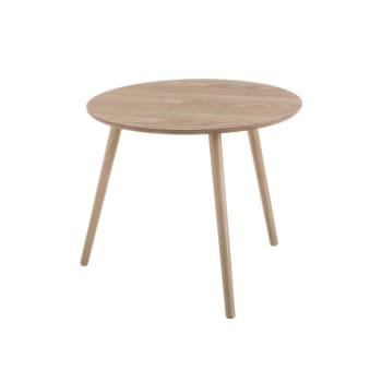 BOIS - Table basse ronde en bois MDF