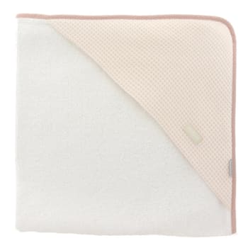 Capa baño bebé algodón rosa 100x100x1 cm